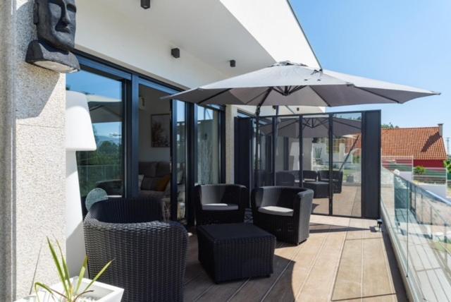 Apartmán Veiga Da Fraga Poio Exteriér fotografie
